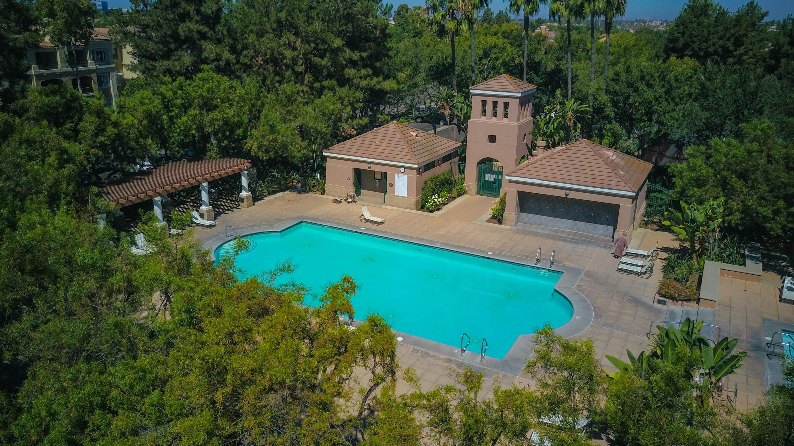 Luxury swimming pool