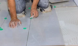 pool tile installation